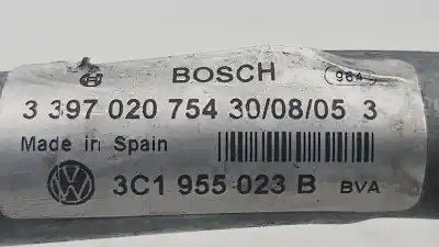 Tweedehands auto-onderdeel Ruitenwissermotor Voor voor VOLKSWAGEN PASSAT BERLINA (3C2) Highline OEM IAM-referenties 3C1955023B  3397020754