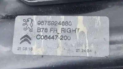 Автозапчастина б/у регулятор переднього правого скла для CITROEN C4 PICASSO Intensive Посилання на OEM IAM 9675924680  