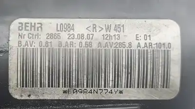 Tweedehands auto-onderdeel  voor SMART COUPE  OEM IAM-referenties BEHRL0984  