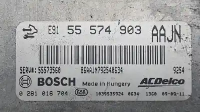 Peça sobressalente para automóvel em segunda mão centralina de motor uce por opel insignia berlina edition referências oem iam e9155574903