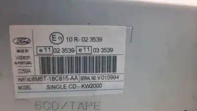 Second-hand car spare part audio system / radio cd for ford focus berlina (cap) * oem iam references 8m5t18c815aa  10r023539