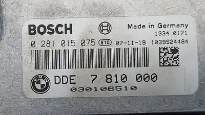 Second-hand car spare part ecu engine control for bmw serie 3 berlina (e90) 320d oem iam references 0281015075
