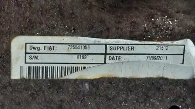 Pezzo di ricambio per auto di seconda mano PIANTONE DELLO STERZO per FIAT NUOVA 500 (150)  Riferimenti OEM IAM 735541056  