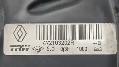 Second-hand car spare part brake servo for renault captur i (j5_, h5_) 1.3 tce 130 (j5nj j5ne) oem iam references 472103202r  