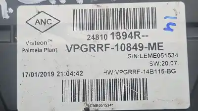Second-hand car spare part  for RENAULT CAPTUR I (J5_, H5_)  OEM IAM references VPGRRF10849ME  