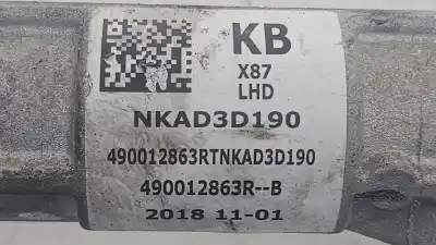 Автозапчастина б/у рульмова рейка для renault captur i (j5_, h5_) 1.3 tce 130 (j5nj j5ne) посилання на oem iam 490012863rb  