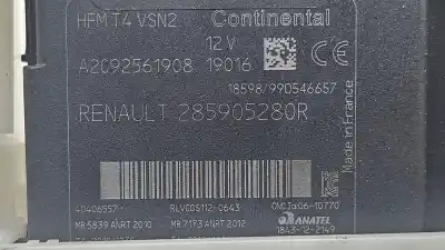 Peça sobressalente para automóvel em segunda mão comutador de ignição por renault captur i (j5_, h5_) 1.3 tce 130 (j5nj j5ne) referências oem iam 285905280r  