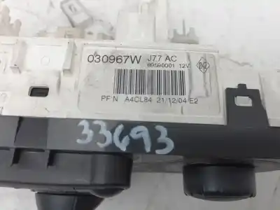 Second-hand car spare part heating / air conditioning control panel for renault modus luxe privilege 80 cv / 59 kw oem iam references 030967w  69590001