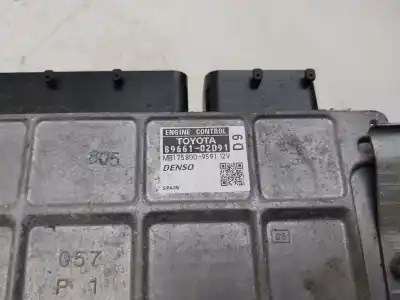 Second-hand car spare part ecu engine control for toyota auris sol oem iam references 8966102d91  mb1758009591
