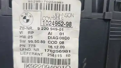 Peça sobressalente para automóvel em segunda mão quadrante por bmw serie 1 berlina (e81/e87) 118d referências oem iam 922094901  102495298