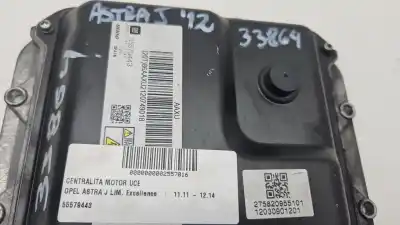 Second-hand car spare part ecu engine control for opel astra j lim. excellence oem iam references 55579443  mb2757001190