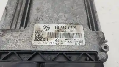 Second-hand car spare part ecu engine control for volkswagen caddy ka/kb (2k) furg. 69 cv / 51 kw oem iam references 03g906016hn  0281012272