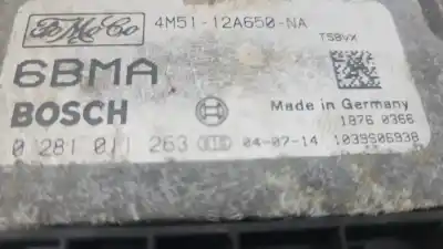 Автозапчасти б/у блок управления двигателем за ford focus c-max (cap) trend (d) ссылки oem iam 4m5112a650na  0281011263