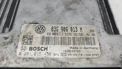 Peça sobressalente para automóvel em segunda mão centralina de motor uce por seat ibiza (6j5) reference referências oem iam 03g906013n