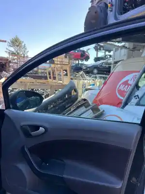 Peça sobressalente para automóvel em segunda mão elevador de vidros dianteiro direito por seat ibiza (6j5) reference referências oem iam 