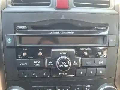 Peça sobressalente para automóvel em segunda mão sistema de áudio / rádio cd por honda cr-v (re) elegance referências oem iam   