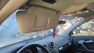 Peça sobressalente para automóvel em segunda mão pára-sol esquerdo por audi a3 (8p1) 2.0 tdi 16v referências oem iam 