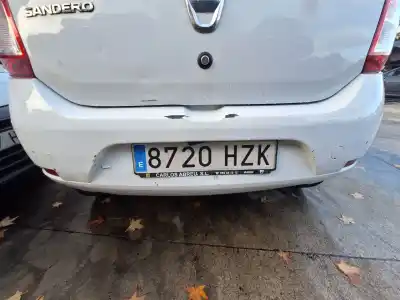 Second-hand car spare part rear bumper for dacia sandero basis oem iam references 
