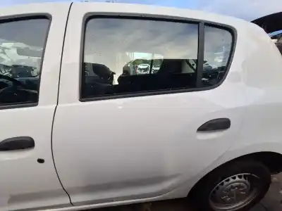 Peça sobressalente para automóvel em segunda mão porta do automóvel traseira esquerda por dacia sandero basis referências oem iam   