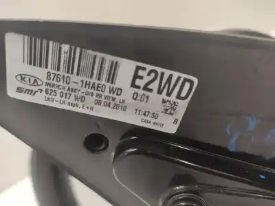 Peça sobressalente para automóvel em segunda mão espelho retrovisor direito por kia cee´d hatchback (ed) 1.6 crdi 90 referências oem iam 876201had0  