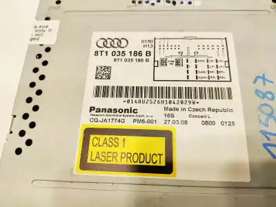 Автозапчастина б/у АУДІО СИСТЕМА / РАДІО CD для AUDI A4 B8 (8K2)  Посилання на OEM IAM 8T1035186B  