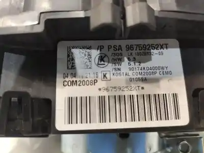 Second-hand car spare part multifunction switch for citroen c4 ii (nc_) 1.6 hdi 110 oem iam references 96759252xt  