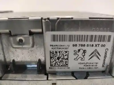 Автозапчастина б/у аудіо система / радіо cd для citroen c3 ii (sc_) 1.4 hdi 70 (sc8hzc sc8hr0 sc8hp4) посилання на oem iam 96766657xt  