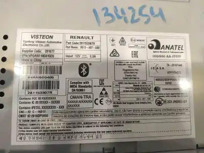 Second-hand car spare part audio system / radio cd for renault clio iv (bh_) 1.5 dci 75 oem iam references 281153307r  