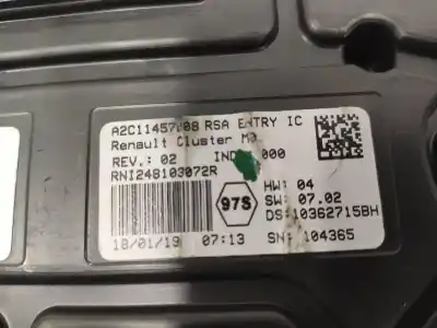 Second-hand car spare part dashboard for dacia duster (hs_) 1.6 sce 115 oem iam references 248106508r  