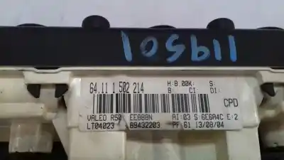 Peça sobressalente para automóvel em segunda mão comando de sofagem (chauffage / ar condicionado)  por mini mini (r50, r53) one d referências oem iam 64111502214  