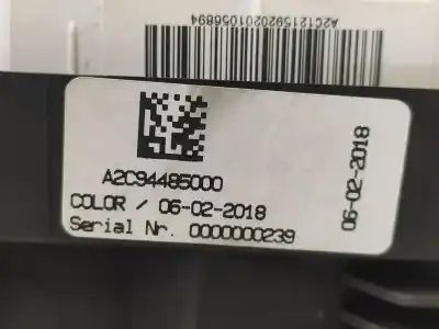 Peça sobressalente para automóvel em segunda mão quadrante por toyota auris (_e18_) 1.8 hybrid (zwe186_) referências oem iam 83800f2e63  