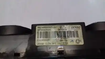 Second-hand car spare part heating / air conditioning control panel for citroen c-elysee (dd_) 1.6 hdi 92 oem iam references 96746550xt  