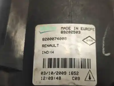 Second-hand car spare part right fog light for renault fluence (l3_) 1.5 dci (l30b) oem iam references 8200074008  