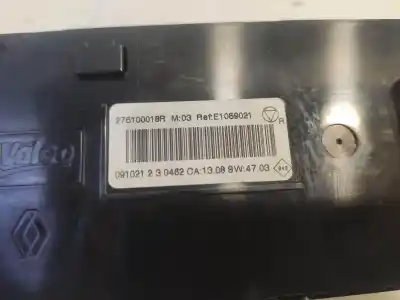 Peça sobressalente para automóvel em segunda mão comando de sofagem (chauffage / ar condicionado)  por renault fluence (l3_) 1.5 dci (l30b) referências oem iam 275100018r  