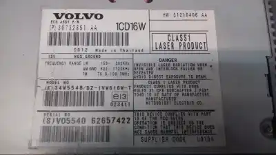 Second-hand car spare part audio system / radio cd for volvo c30 (533) 1.8 oem iam references 30732854  