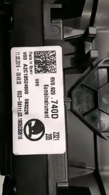 Gebrauchtes Autoersatzteil instrumententafel zum skoda fabia iii station wagon (nj5) 1.0 tsi oem-iam-referenzen 6v0920740d  