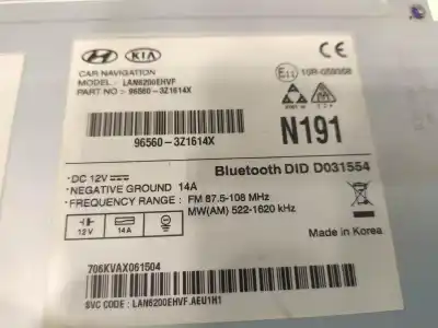 Tweedehands auto-onderdeel gps-navigatiesysteem voor hyundai i40 1.6 oem iam-referenties 965603z1614  
