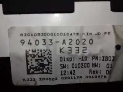 Peça sobressalente para automóvel em segunda mão quadrante por kia pro cee´d (jd) 1.4 crdi 90 referências oem iam 94033-a2020  