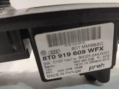 İkinci el araba yedek parçası gps navigasyon sistemi için audi a4 b8 avant (8k5) 2.0 tdi quattro oem iam referansları 4l0919604 8t0919609wfx  