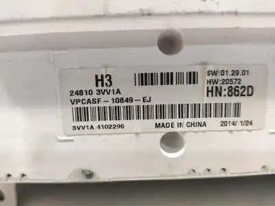 Peça sobressalente para automóvel em segunda mão quadrante por nissan note (e12) 1.5 dci referências oem iam 248103vv1a  