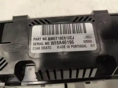 Peça sobressalente para automóvel em segunda mão comando de sofagem (chauffage / ar condicionado)  por ford focus iii 1.0 ecoboost referências oem iam bm5t18c612cj  