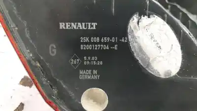 Second-hand car spare part left tailgate light for renault scénic ii (jm0/1_) 1.5 dci (jm02, jm13) oem iam references 8200127704  