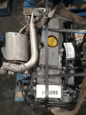 Second-hand car spare part complete engine for opel zafira a monospace (t98) 2.0 di 16v (f75) oem iam references   