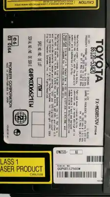 Second-hand car spare part AUDIO SYSTEM / RADIO CD for LEXUS IS II (_E2_)  OEM IAM references 8612053420  