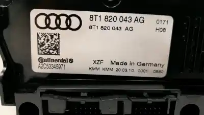 Peça sobressalente para automóvel em segunda mão comando de sofagem (chauffage / ar condicionado)  por audi a4 b8 (8k2) 2.0 tdi referências oem iam 8t1820043ag  