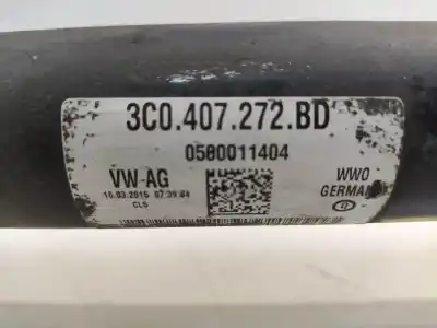 Автозапчастина б/у передня права трансмісія для skoda octavia iii combi (5e5, 5e6) 2.0 tdi посилання на oem iam 5q0407272k  