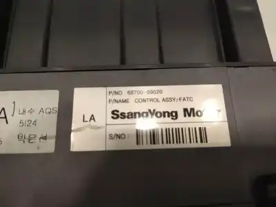 Second-hand car spare part HEATING / AIR CONDITIONING CONTROL PANEL for SSANGYONG KYRON  OEM IAM references 6870009020  