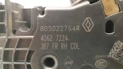 Автозапчастина б/у замок передній праві двері для renault captur i (j5_, h5_) 0.9 tce 90 посилання на oem iam 805022764r  