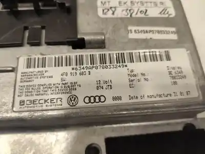 İkinci el araba yedek parçası gps navigasyon sistemi için audi a6 c6 (4f2) 3.2 fsi oem iam referansları 4f0919603b  