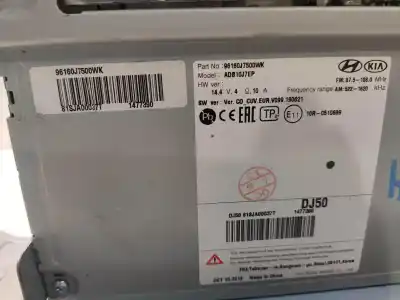 Second-hand car spare part gps navigation system for kia cee´d (jd) 1.0 t-gdi oem iam references 96160j7500wk  